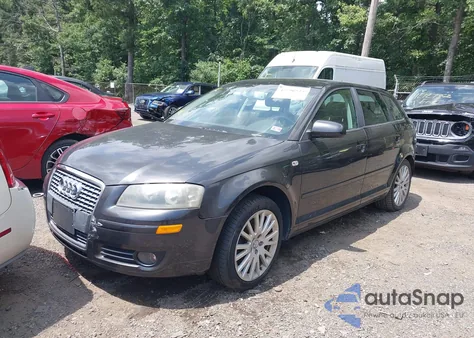 2007 Audi A3 2.0T from USA, damaged, VIN WAUNF78P97A002653